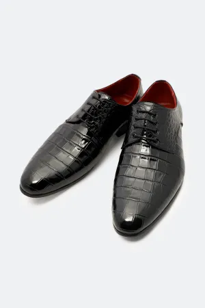 Black Formal Derby Shoes