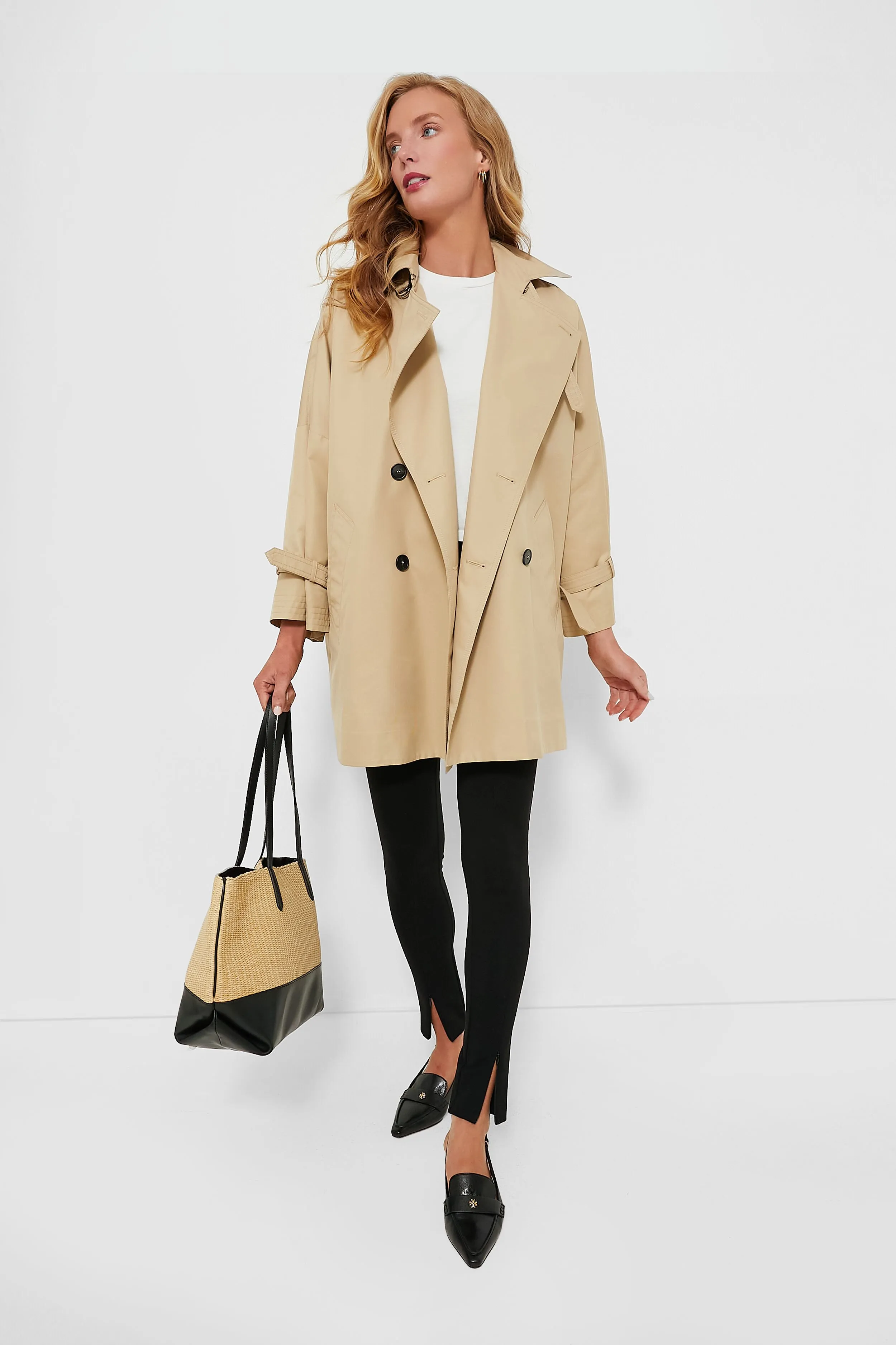 Black Zip Layering Pant