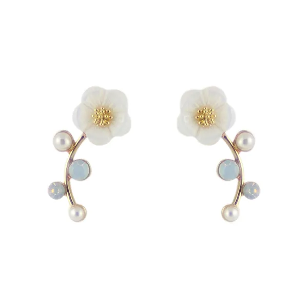 Climbing Flower Earrings