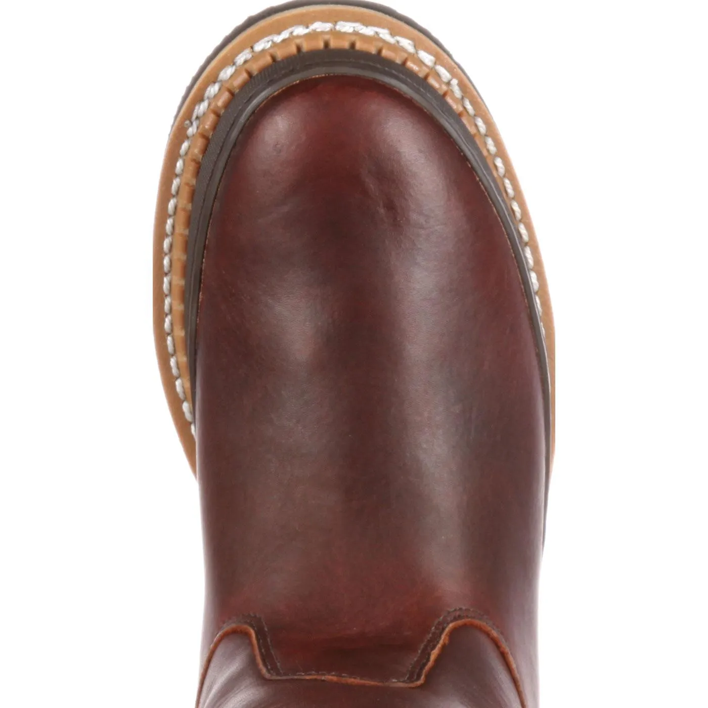 Georgia | Men's Giant Wellington Pull-On Work Boot | Soggy Brown