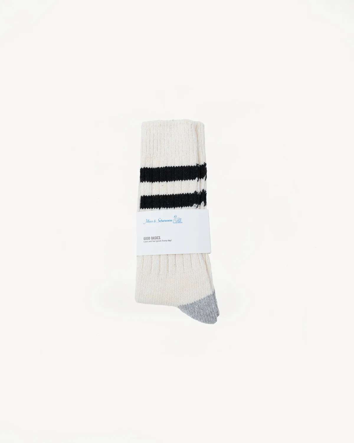 GS05.0299 - Striped Sock - Nature, Black