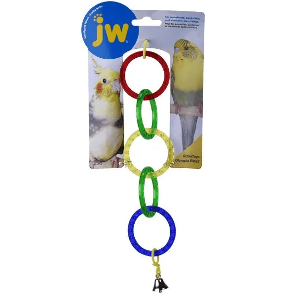 JW Activitoys Olympia Rings Bird Toy