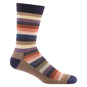 Merlin Stripe Crew Lightweight Lifestyle Sock w/ Cushion Socks (Men's) - D6113M - Past Season