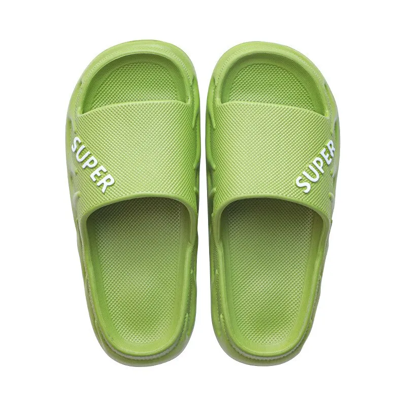 New Designer Women Home Slippers Summer Non-slip Indoor Bathroom Slide Sandals EVA Flat Shoes Women Men Shower Flip Flops