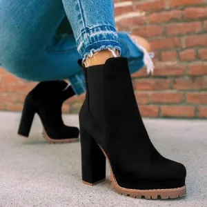 Purpdrank - Black Casual Patchwork Pointed Out Door Wedges Shoes