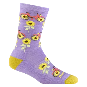 Sun Pedal Crew Lightweight Lifestyle Sock w/ Cushion (Women's) - D6106W - Past Season