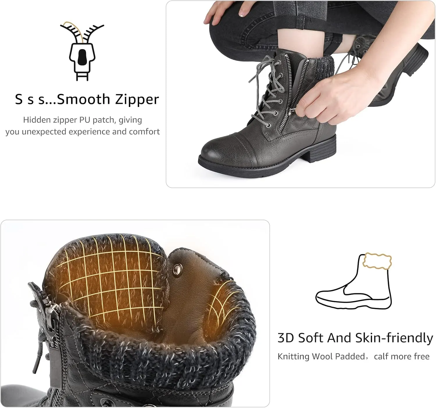 Women's Combat Winter Boots